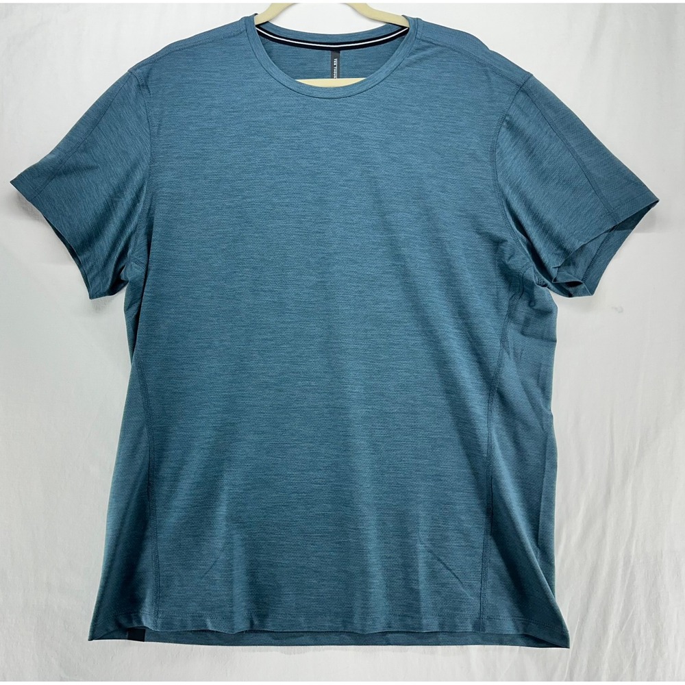 Ten Thousand The Versatile Shirt Mens XL Teal Blue Training Gym Tee Short Sleeve